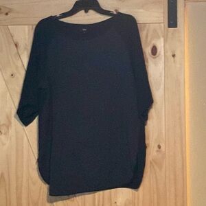 Black Leopard Blouse